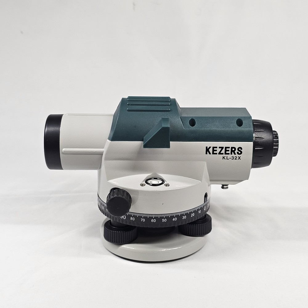 KEZERS 32X Automatic Optical Level Kit - Open Box - Carrying Case - Level