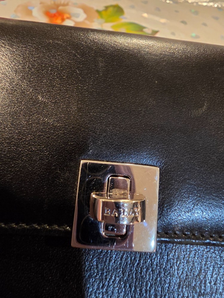 Ballys Black Leather Wallet