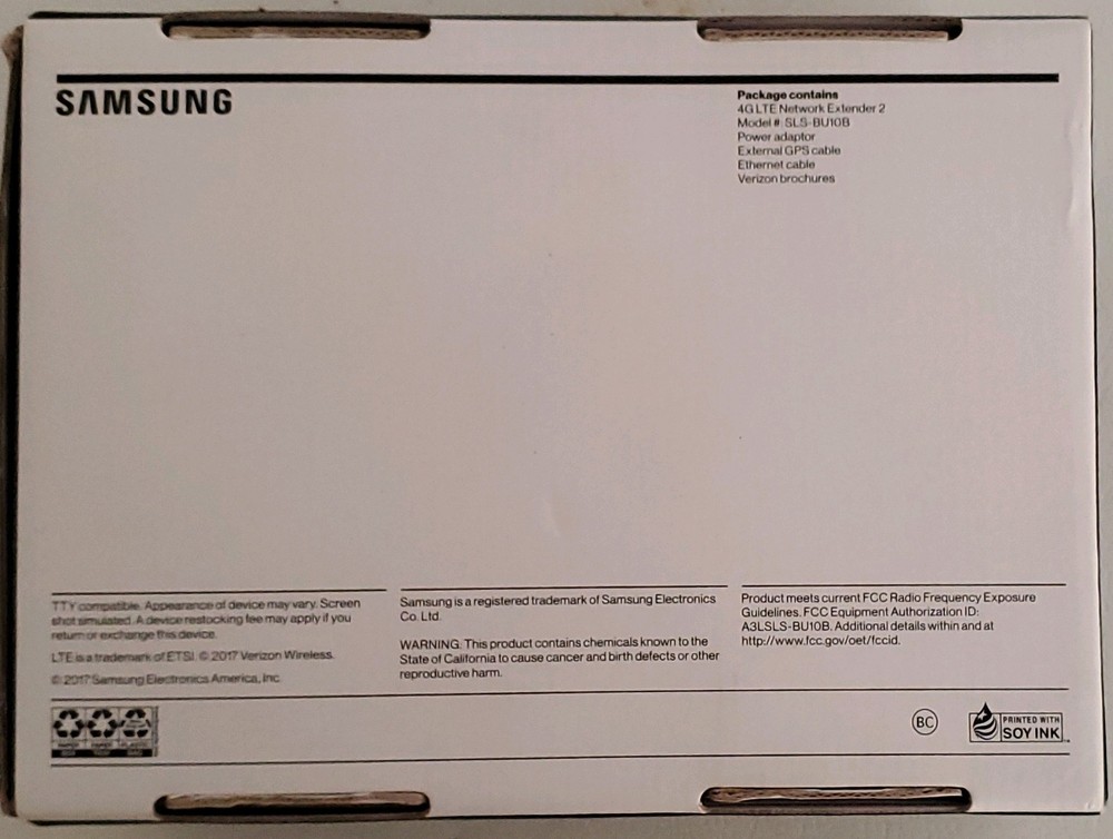 Samsung Verizon 4G LTE Network Extender 2 **READ DESCRIPTION**