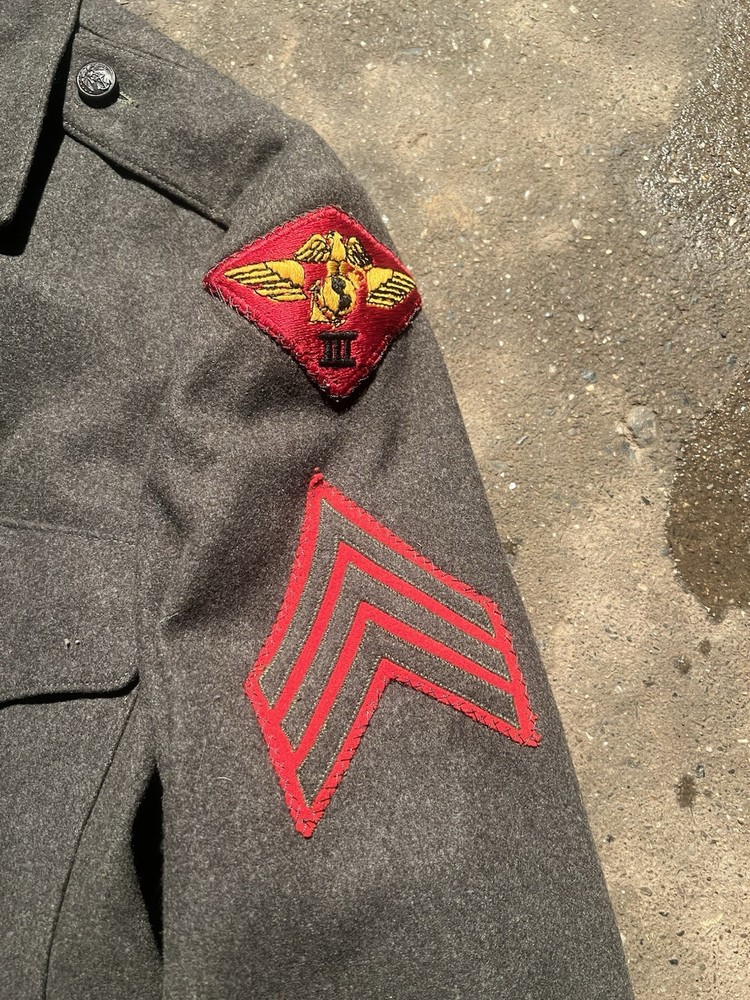 WW2 US Marine Corps 3rd Air Wing Sergeant Uniform Wool (RF