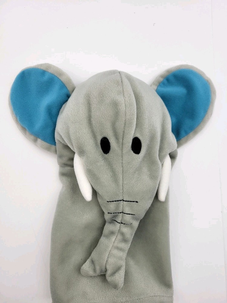 Adorable Ikea Elephant hand puppet early learning pretend play