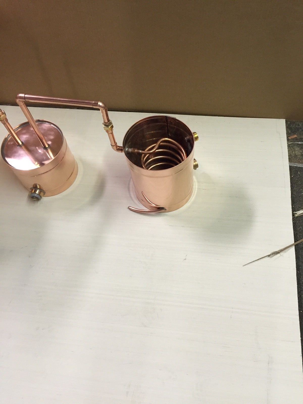 6 Gallon Copper Moonshine Still+Thumper+Worm-Heavy 20oz Copper Private Listing!