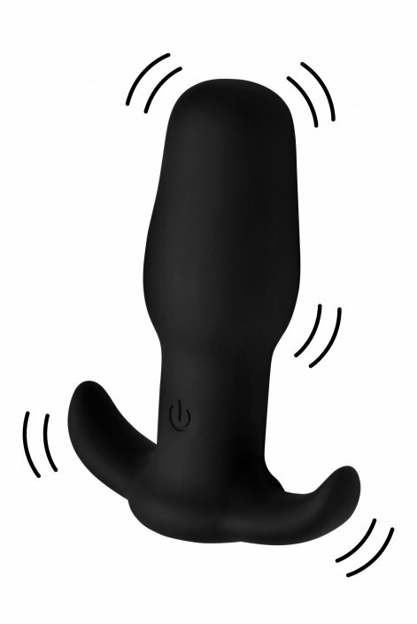 Silicone Anal butt plug with Wireless remote-control USB Rechargeable