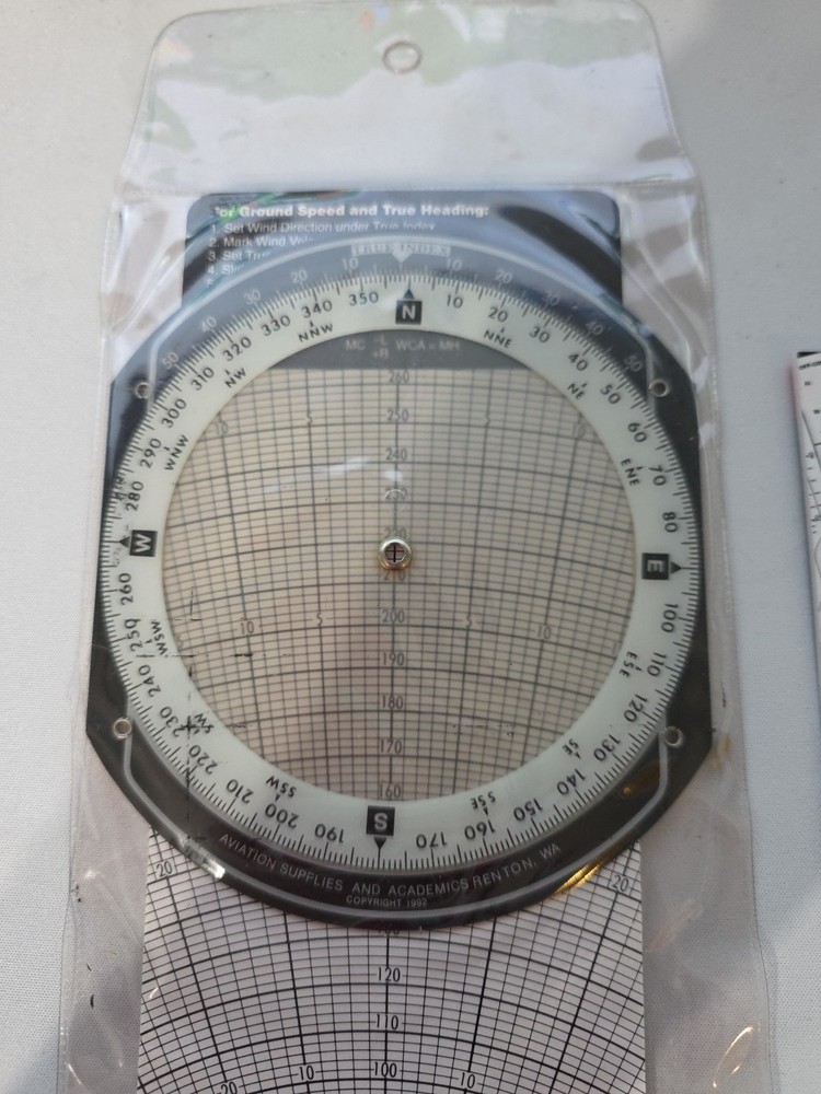 ASA E6-B Metal Flight Computer ASA-E6B 1992