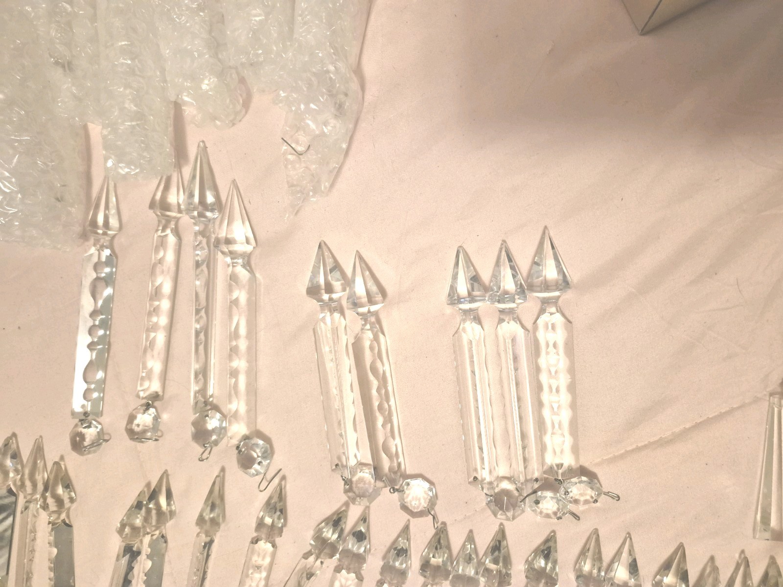 Vintage Replacement Crystals For Chandeliers Or Lamps