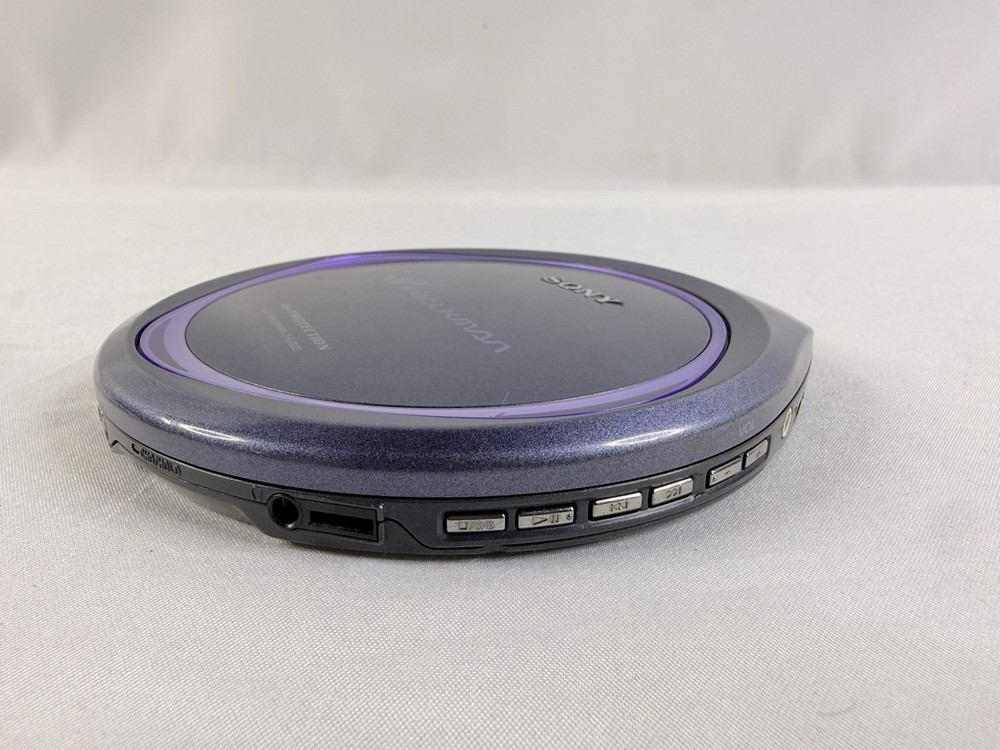 Sony D-EJ825 Portable CD Player And Adapter Working Condition, Needs Batteries