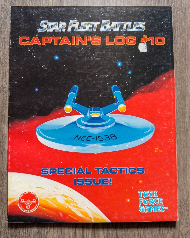Star Fleet Battles Captain's Log #10 Special Tactics Issue! Task Force Games