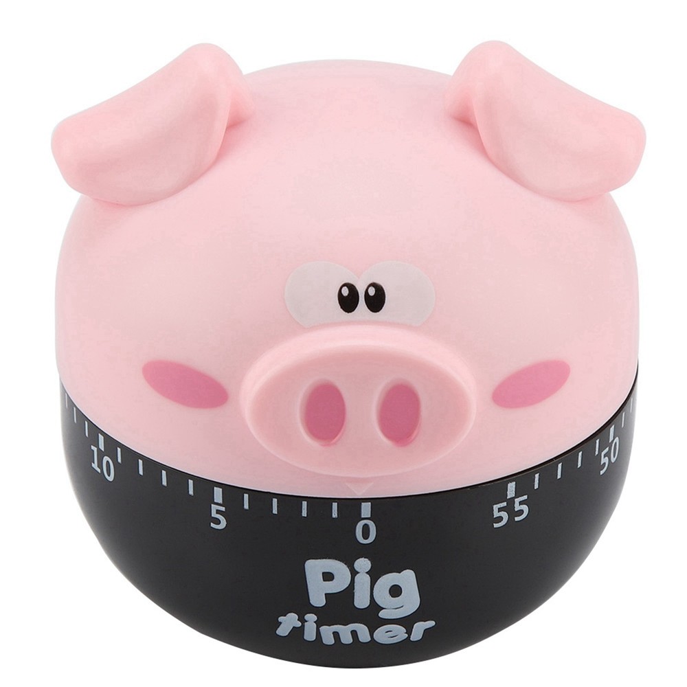 New Cute Cartoon Pig Kitchen Timer For Cooking Timing Tool