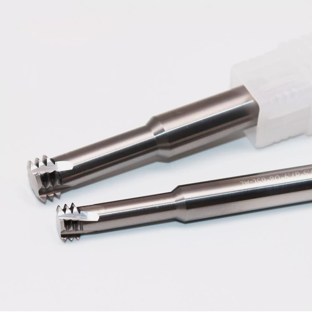 1pcs Solid Carbide Thread Mill HRC60 Thread Cutter Three Tooth For Aluminum