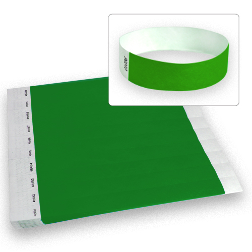 1,000 Count Wristbands, Pick Your Color, Tyvek Material, Security Bracelets