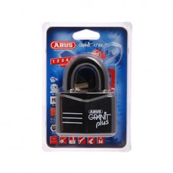 ABUS GRANIT Padlock- 37RK70 High Security Padlocks-X Plus -Free Post.