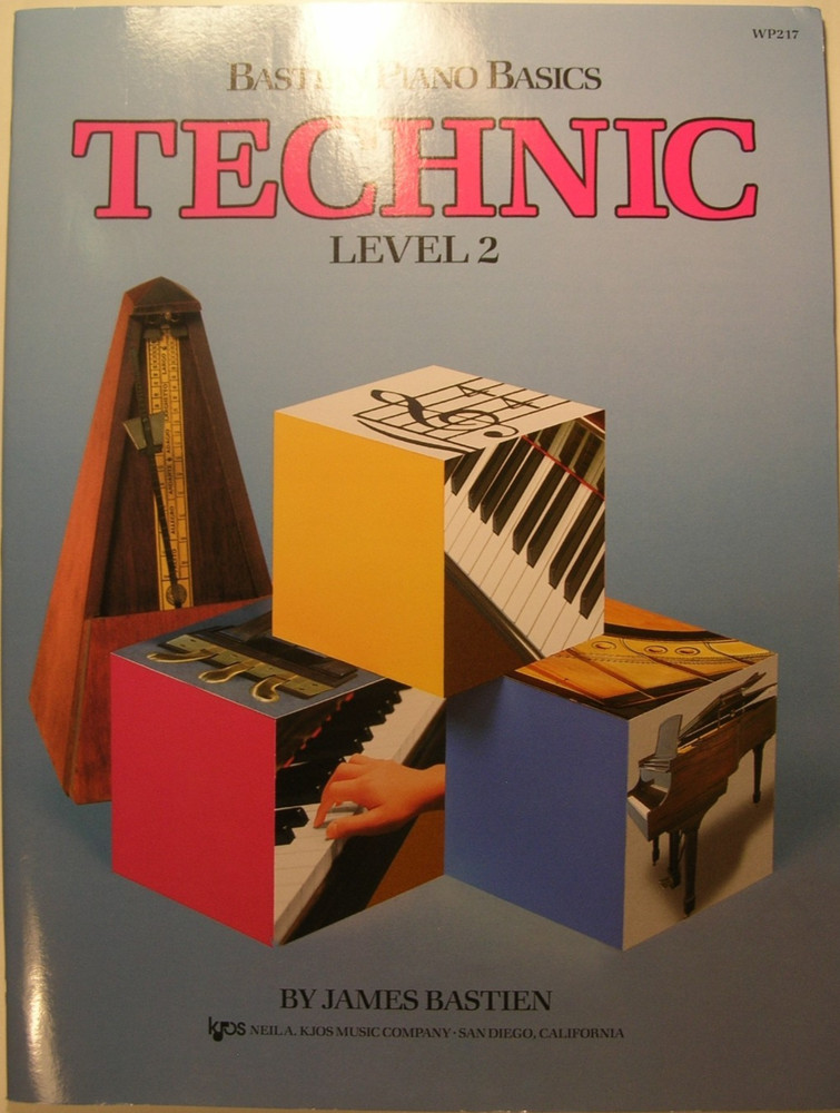 New Bastien Technic Level 2 Music Book #WP217