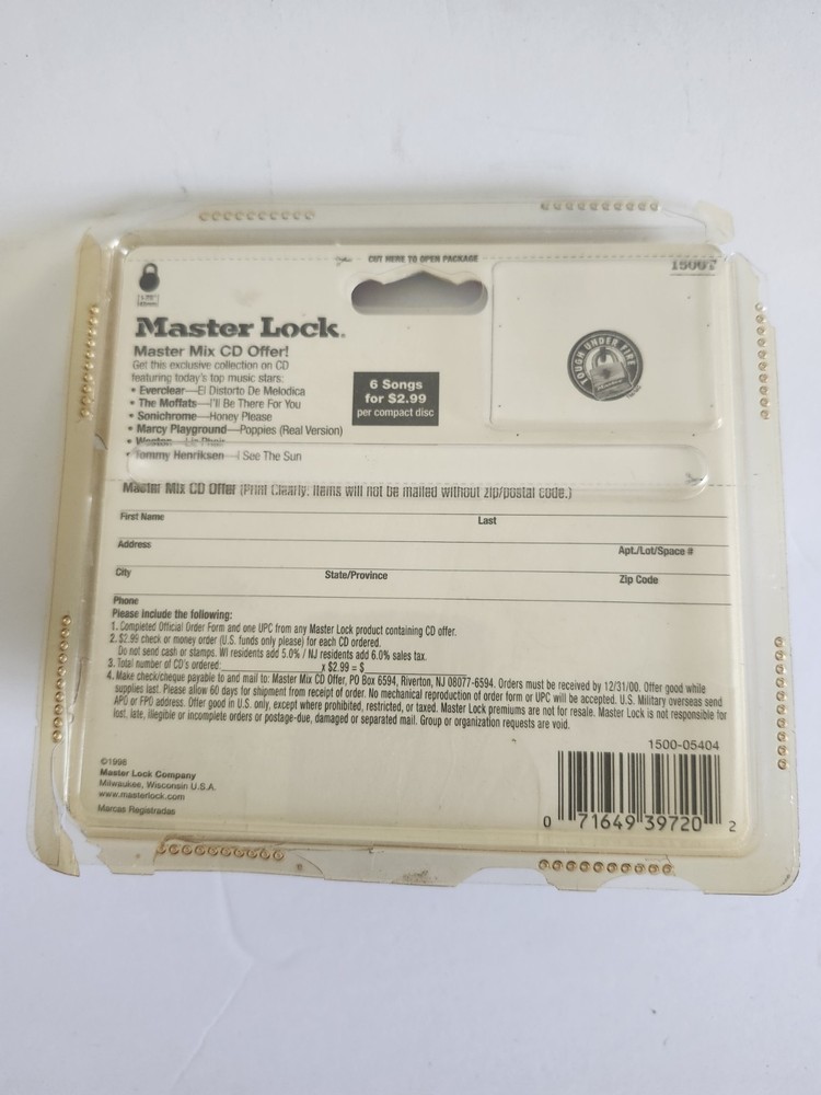 Master Lock Combination Padlocks 2-Pack MPN 1500-05404