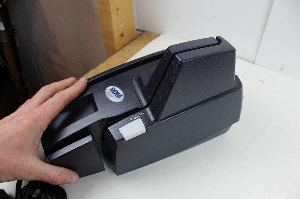 RDM EX9103F Deluxe Check reader scanner EC9100i AF w/ power cable