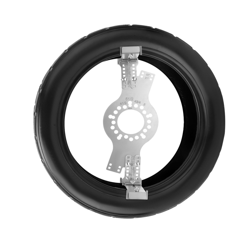 Wheel Fitment Testing Tool 14"-20" New Silver 5-Lug Pattern