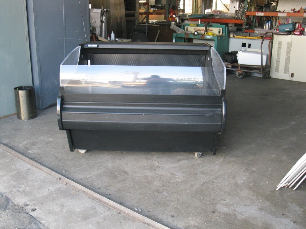 48" Horizontal Open Display Case self-contained refrigeration