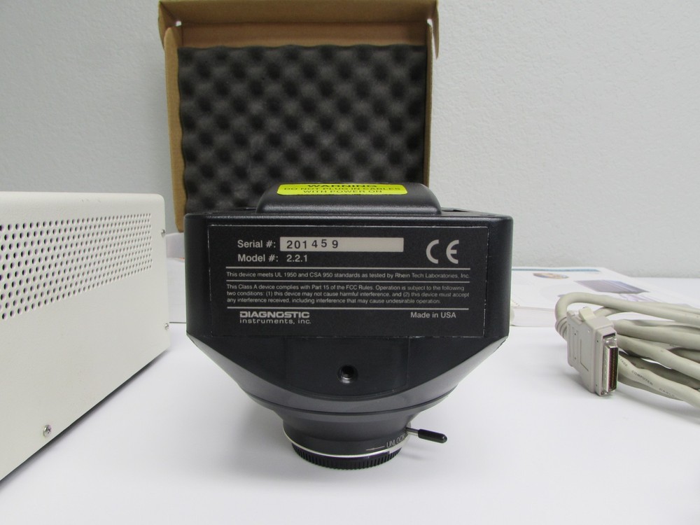 SPOT RT 2.2.1 Digital Color Microscope Camera, Interface Board, PS + Cables