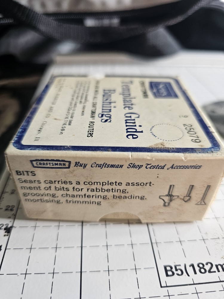 Template Guide Sears Vintage Bushings