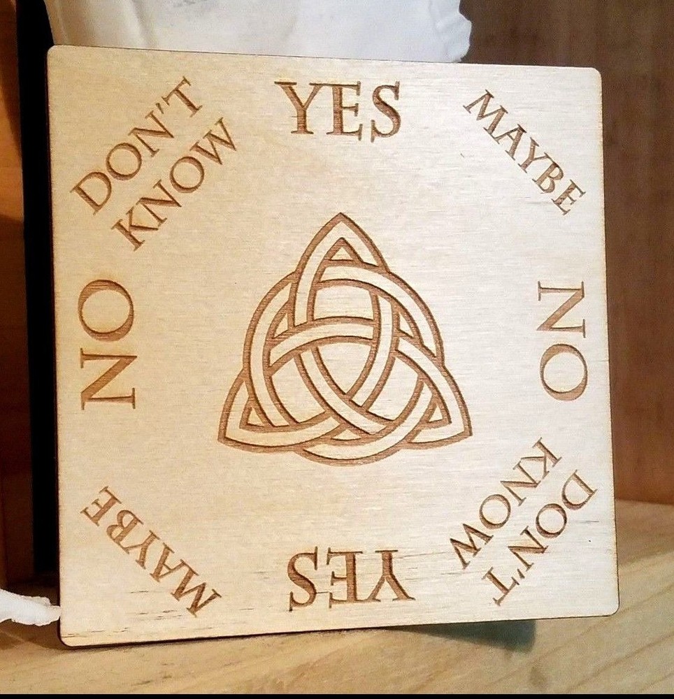 MINI Celtic Knot Pendulum Board HANDMADE for Wicca, Witch & Pagan