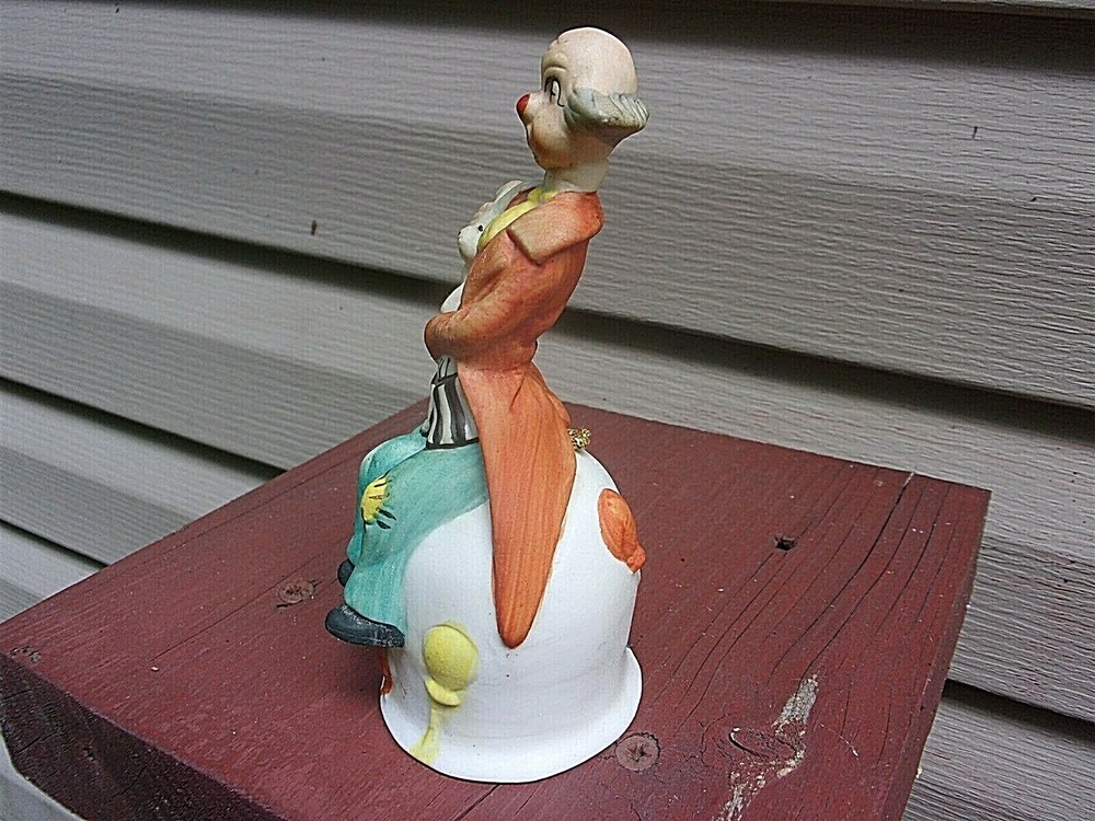 Clown with Bunny Rabbit Bell