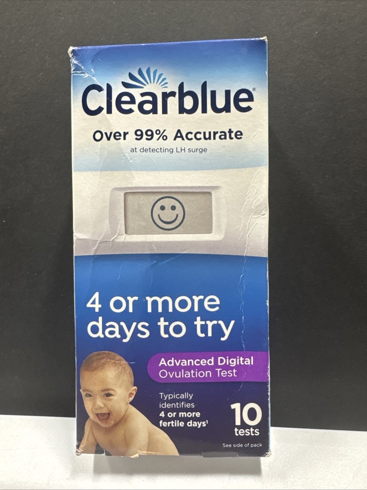 Clearblue Advanced Digital Ovulation Test 10 Count Exp.01/27 *Over 99% Accurate