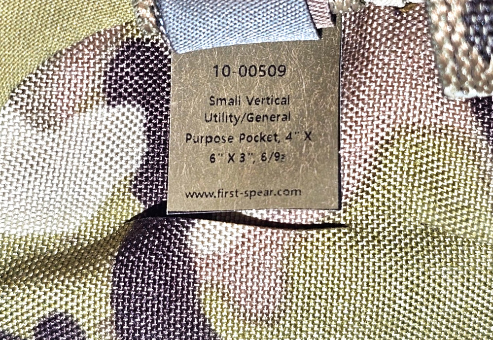 FirstSpear Vertical General Purpose pocket Multicam 6/9 MOLLE GP pouch Medic SOF