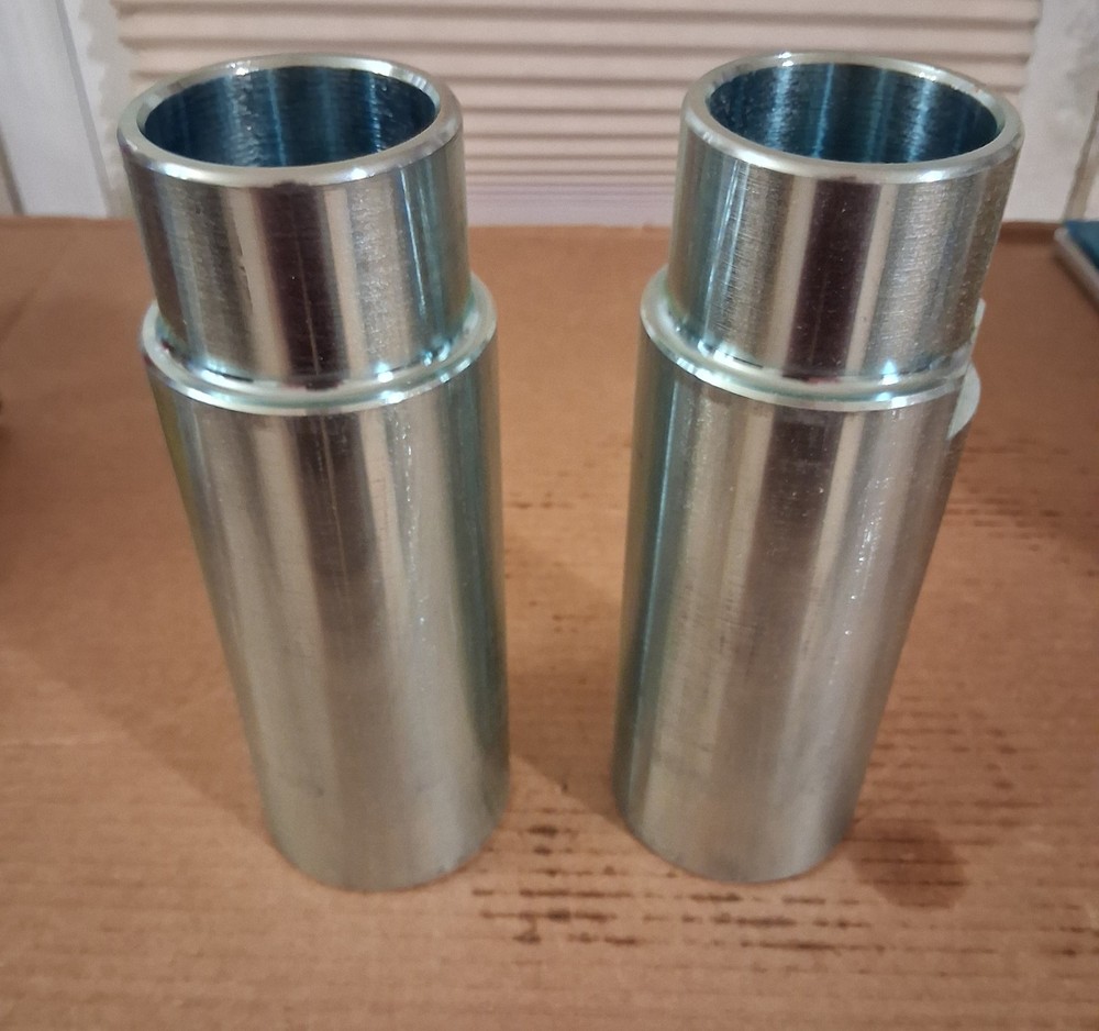 Two 6" Stack Adapters Fit For 2 Post Car Lift With 60mm Challenger Two Post...