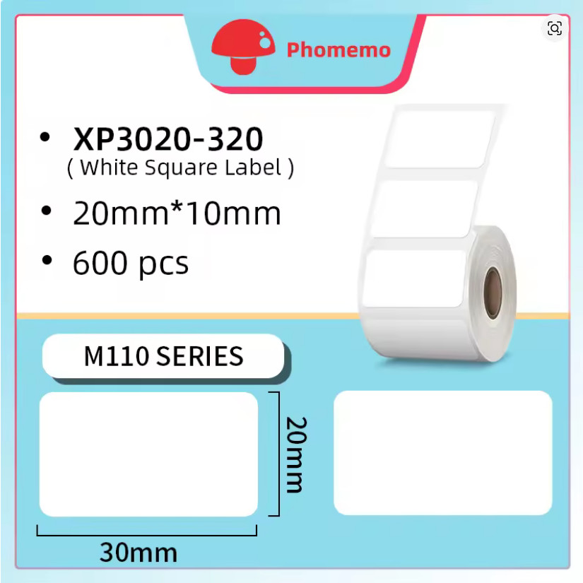 Phomemo M110 Thermal Label Printer Bluetooth Portable Barcode Sticker