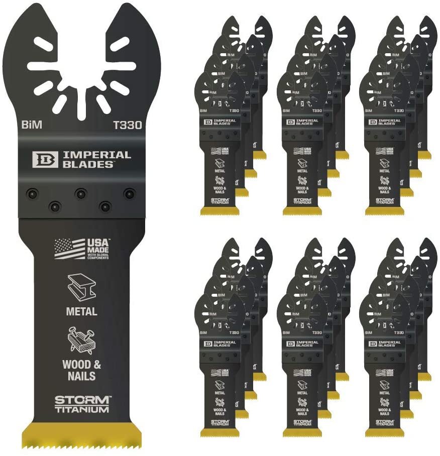 Imperial Blades IBOAT330-25 USA ONE FIT 1-1/4" Multi-Material Storm Titanium Met