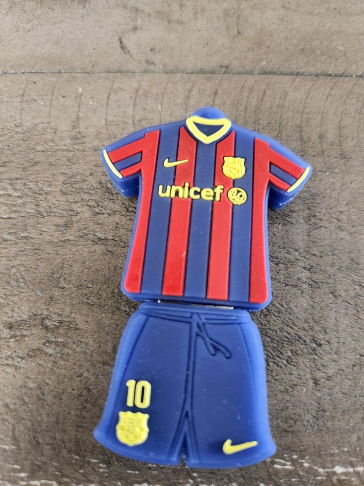 FLASH MEMORY DRIVER USB 2.0 Barcelona Messi #10 /64GB UNTESTED