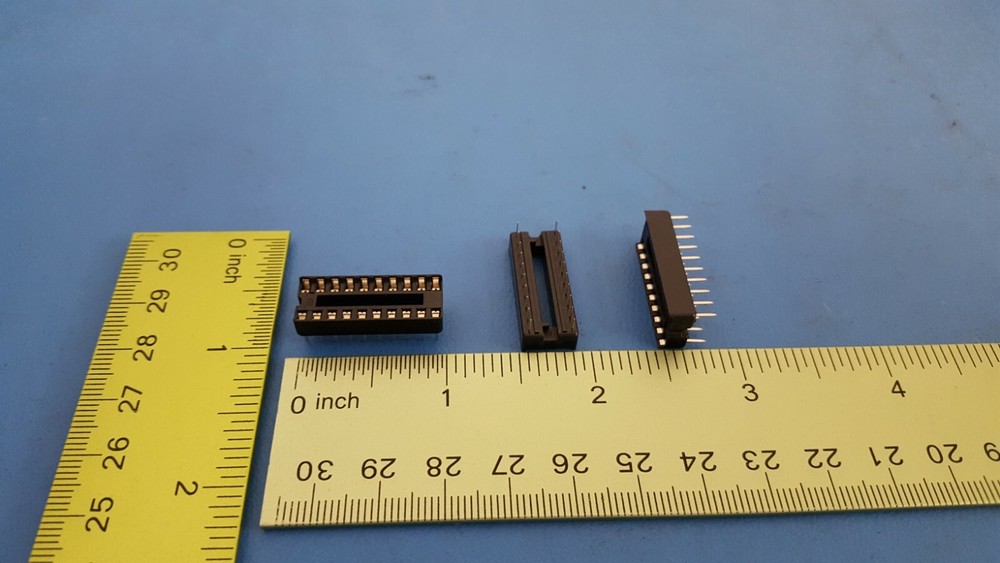 20 PCS IC SOCKET 20 PIN DIP SOCKET PC PIN Through-hole , 2556-20T , ICD-20