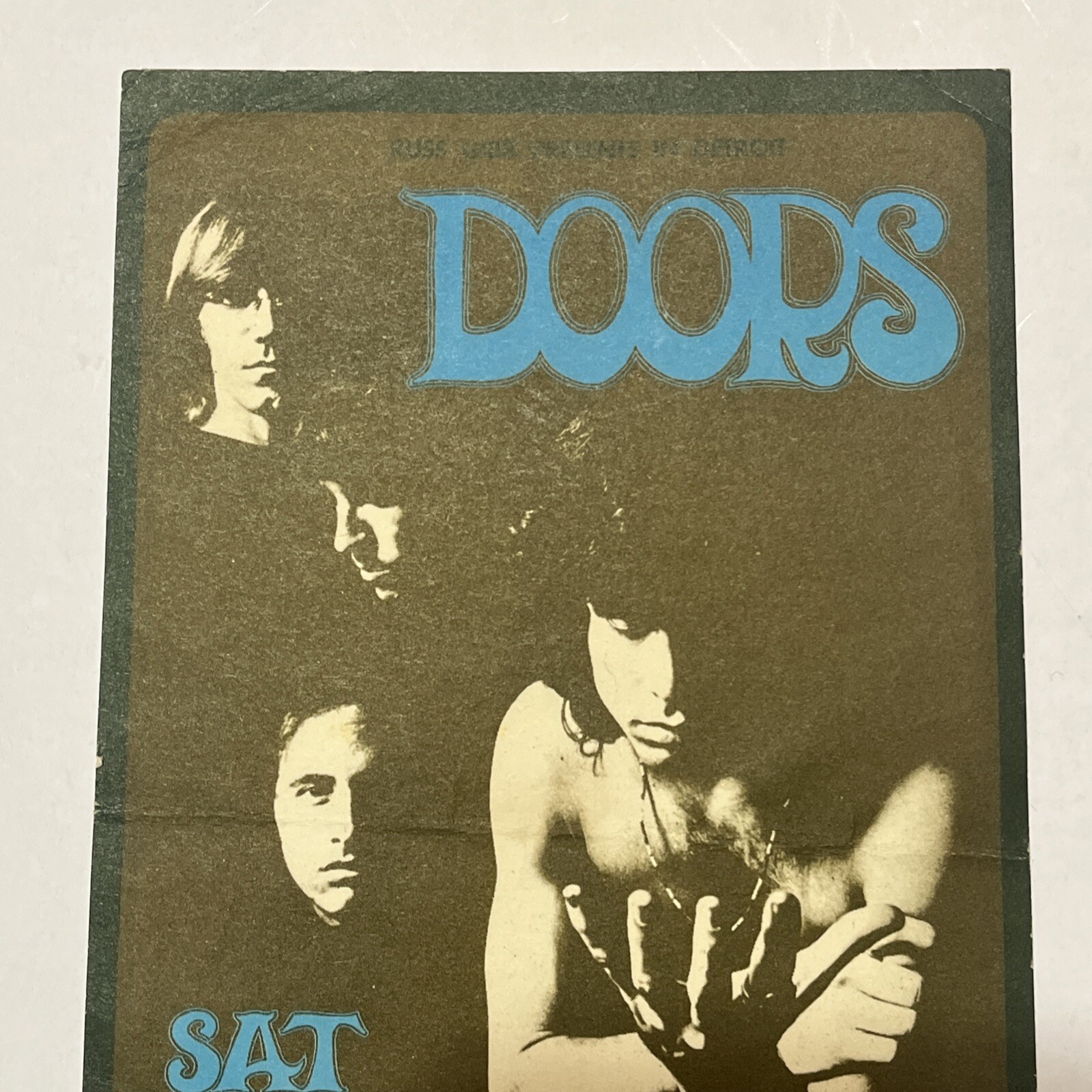 Original Vintage Handbill/Postcard Grande Cobo Arena Doors Arthur Brown & More