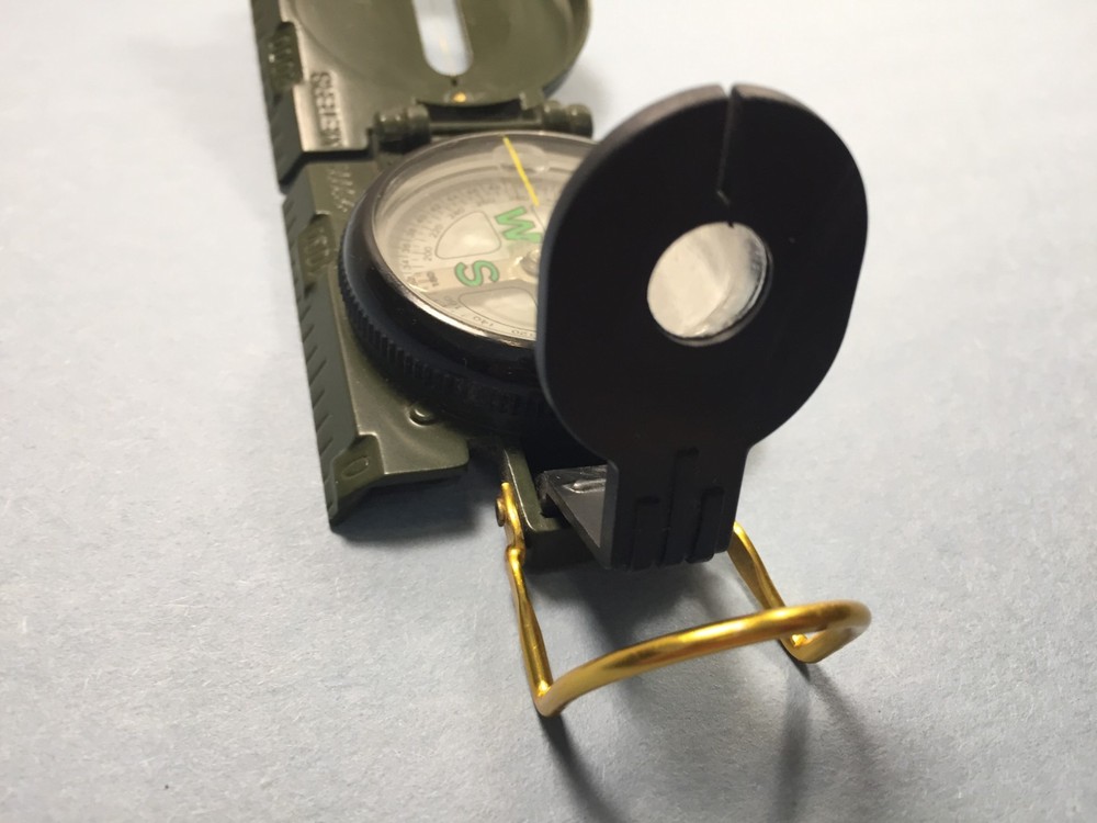 Military style plastic Compass (green)