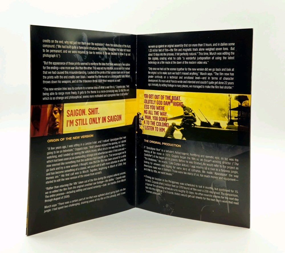 Apocalypse Now: Redux (DVD Booklet)