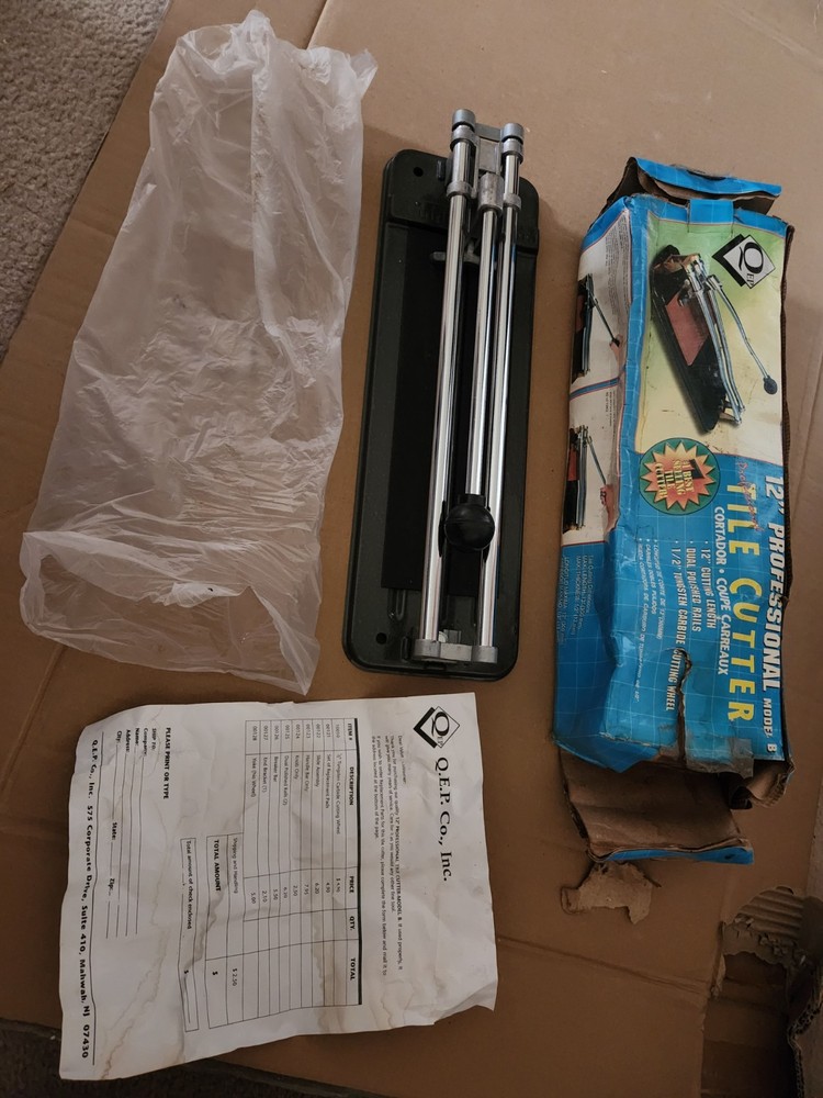 Old 12" Professional Model B tile cutter