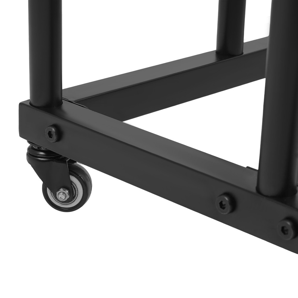 Mobile File Roll Organizer with 16 Rods for Efficient Storage