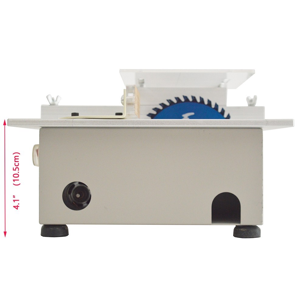 110V Mini Table Saw with 7-Speed Adjustment for Model Making Cutting