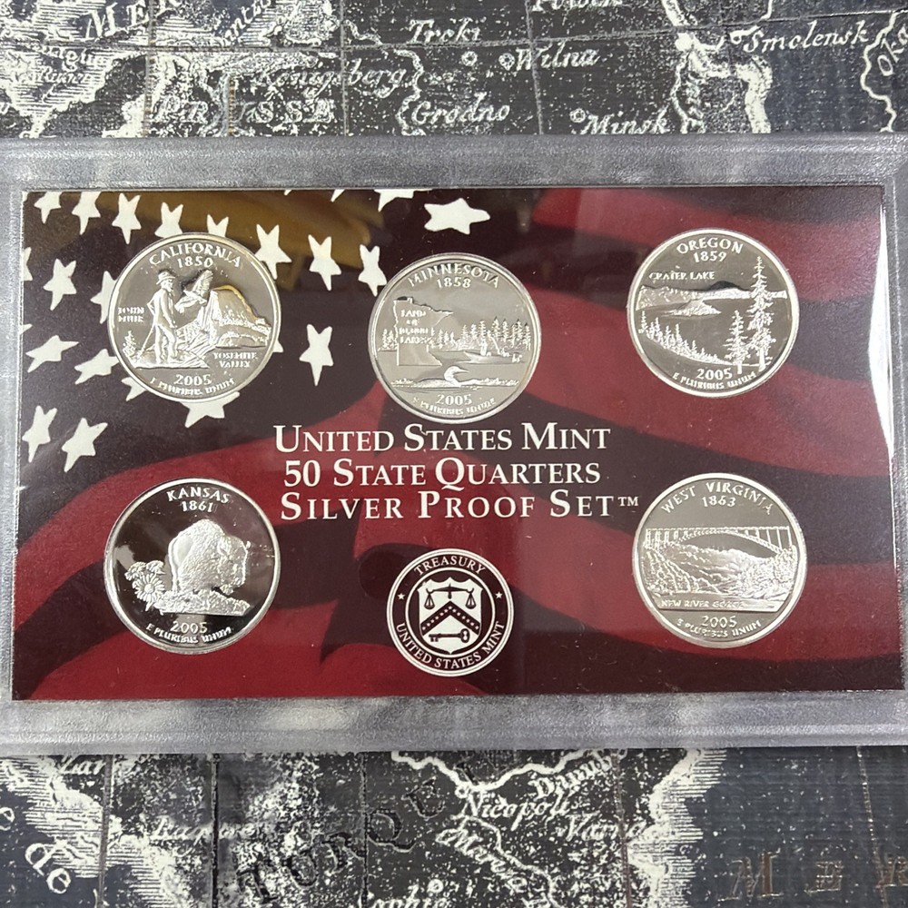 2005 US Mint Silver Proof Set w/OGP/COA