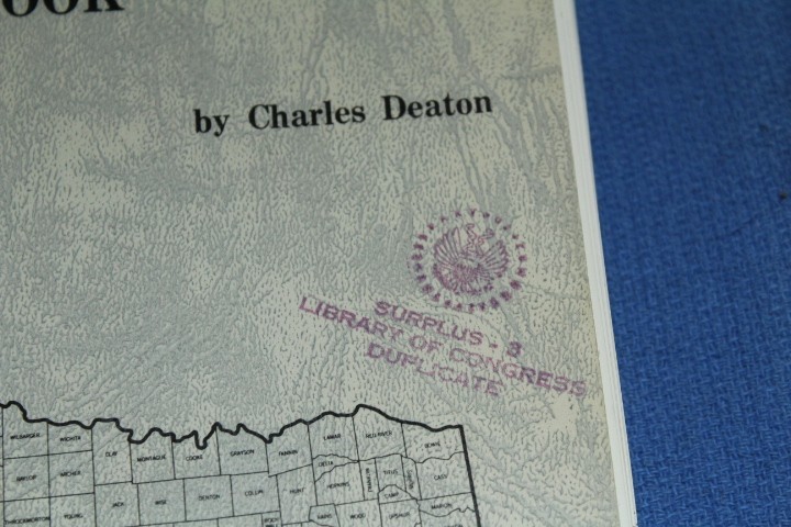 Texas Postal History Handbook Deaton 1980 BlueLakeStamps Useful!