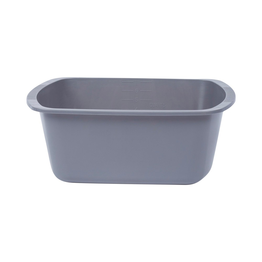 McKesson Wash Basin 8 Quart Polypropylene Graphite 25 Each 56-80342