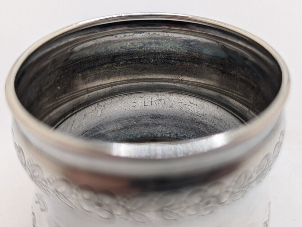 Webster Sterling Silver Napkin Ring "S" initial engraving