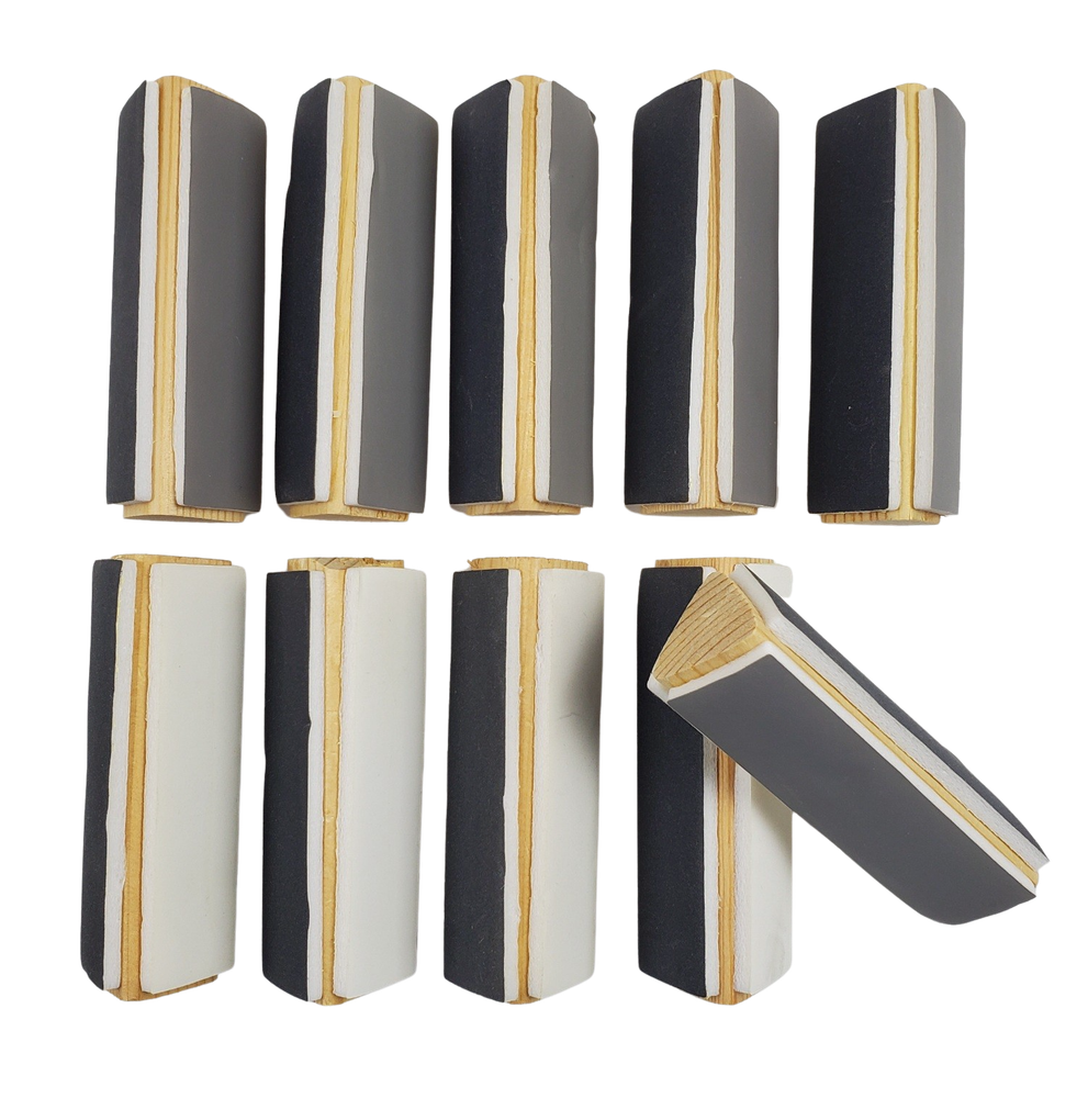 10 pcs 3 Way Buffer Triangle Buffer Shine Polish nail Art Professional Beauty