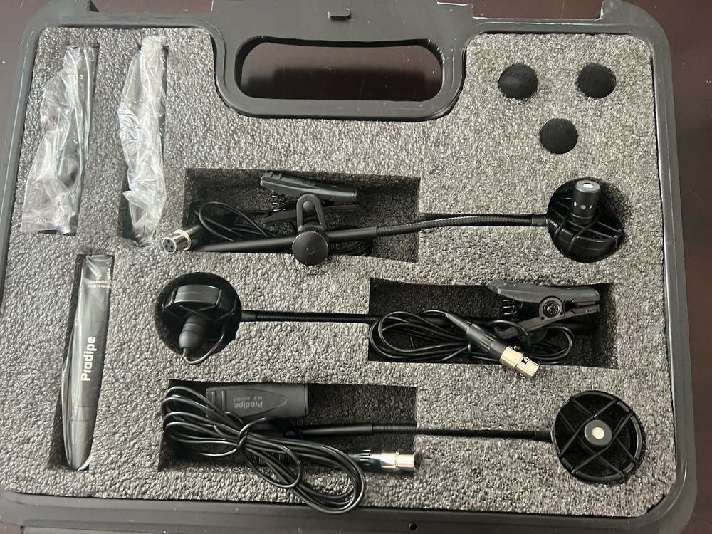 NEUF : Kit 3 micros percussion / PRODIPE AL21 Salmiéri Percussions