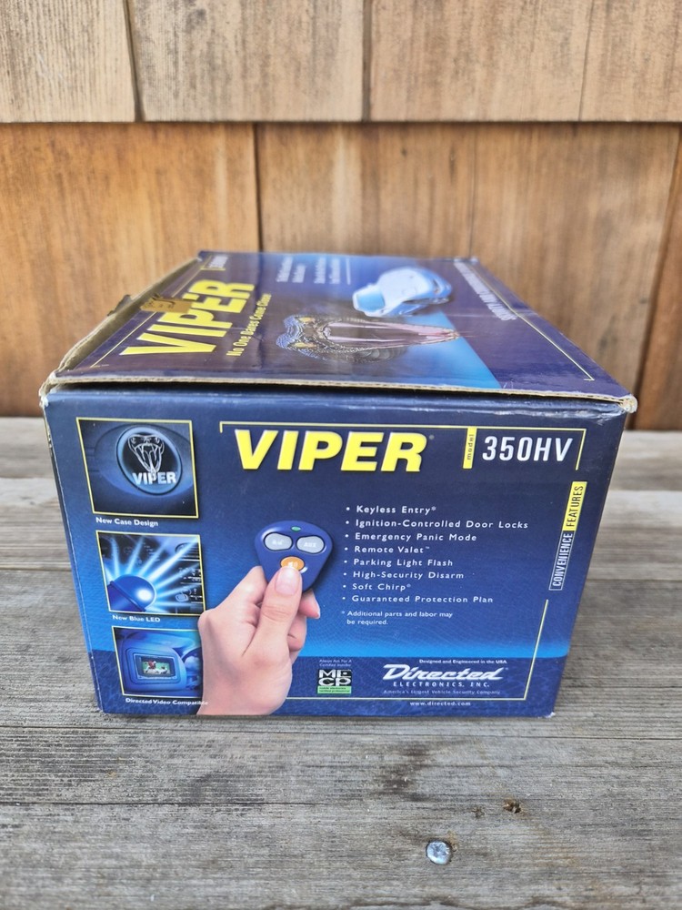 Viper 350HV Vehicle Security System in Original Box Complete Kit