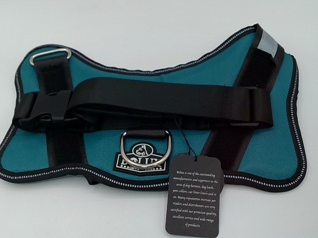 BOLUX Dog Harness, Turquoise, Size Medium