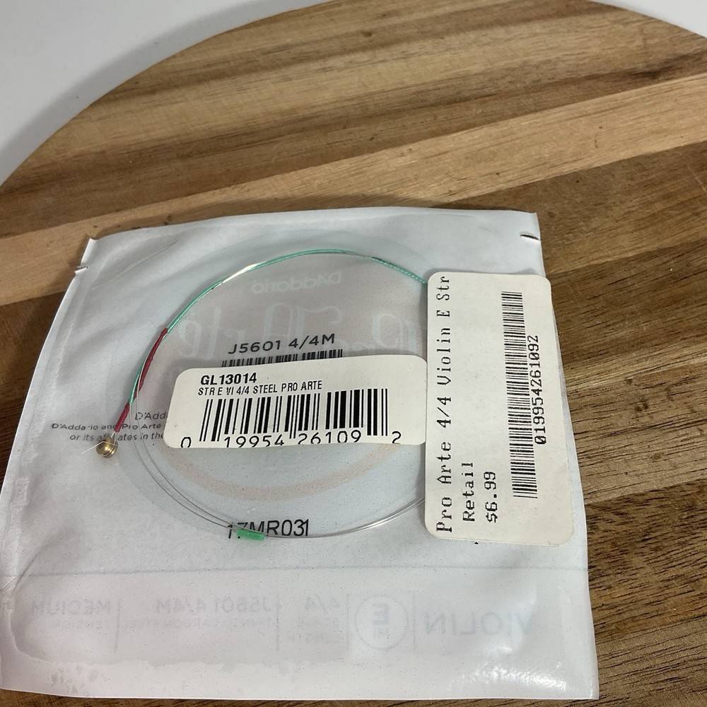 D’Addario Pro Arte Violin E String Medium 4/4 New (PG)