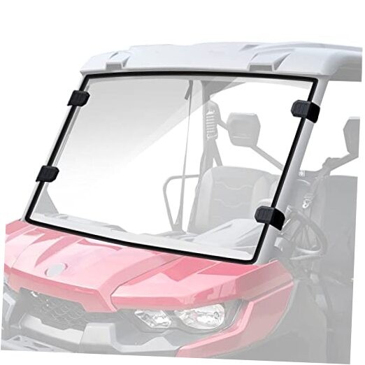 Scratch-Resistant Defender Windshield - UV-proof Full Front Without Flip Vent