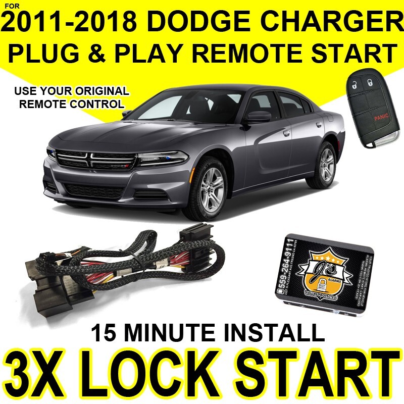 Plug & Play Remote Start System Push To Start For 2011-2018 Dodge Charger CH10