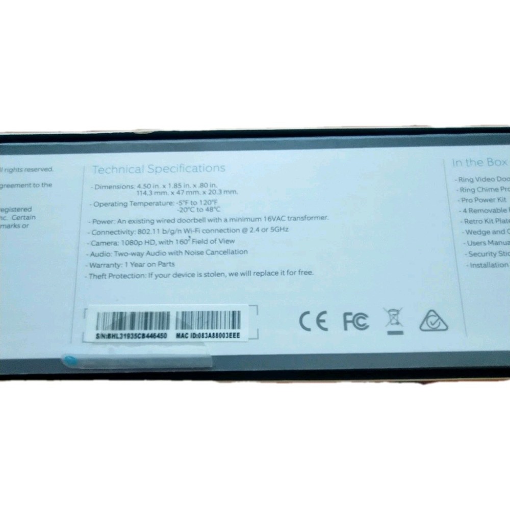 Ring - video doorbell pro and chime pro bundle
