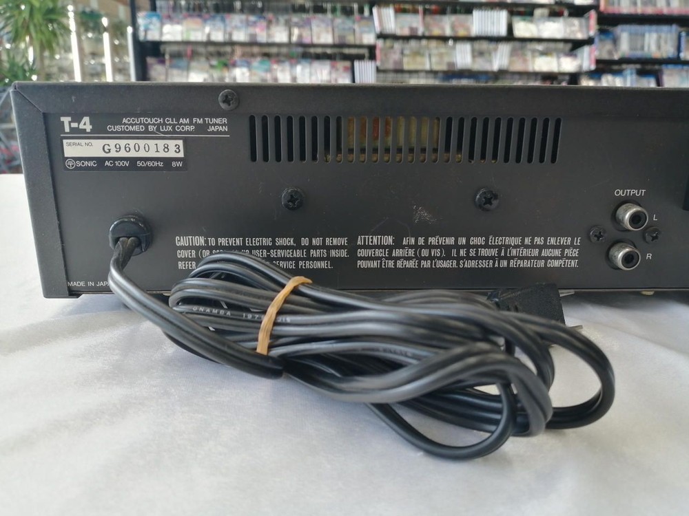 LUXMAN Tuner T-4 Junk Used